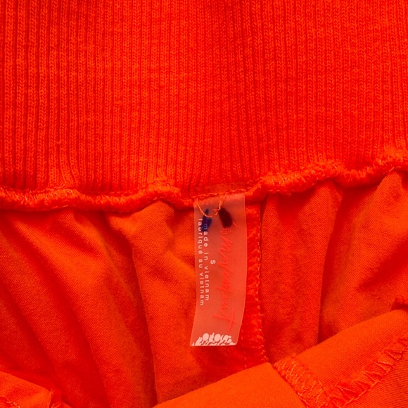 NWOT Free People FP Movement Mesmerize Me Cargo Pants in Orange Size Small - Picture 12 of 13
